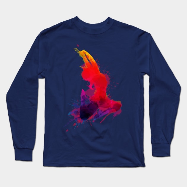 Watercolor Dance 3 Long Sleeve T-Shirt by marcusmattingly